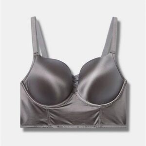 44DDD Torrid XO Plunge Push Up Shine Straight Back Bra